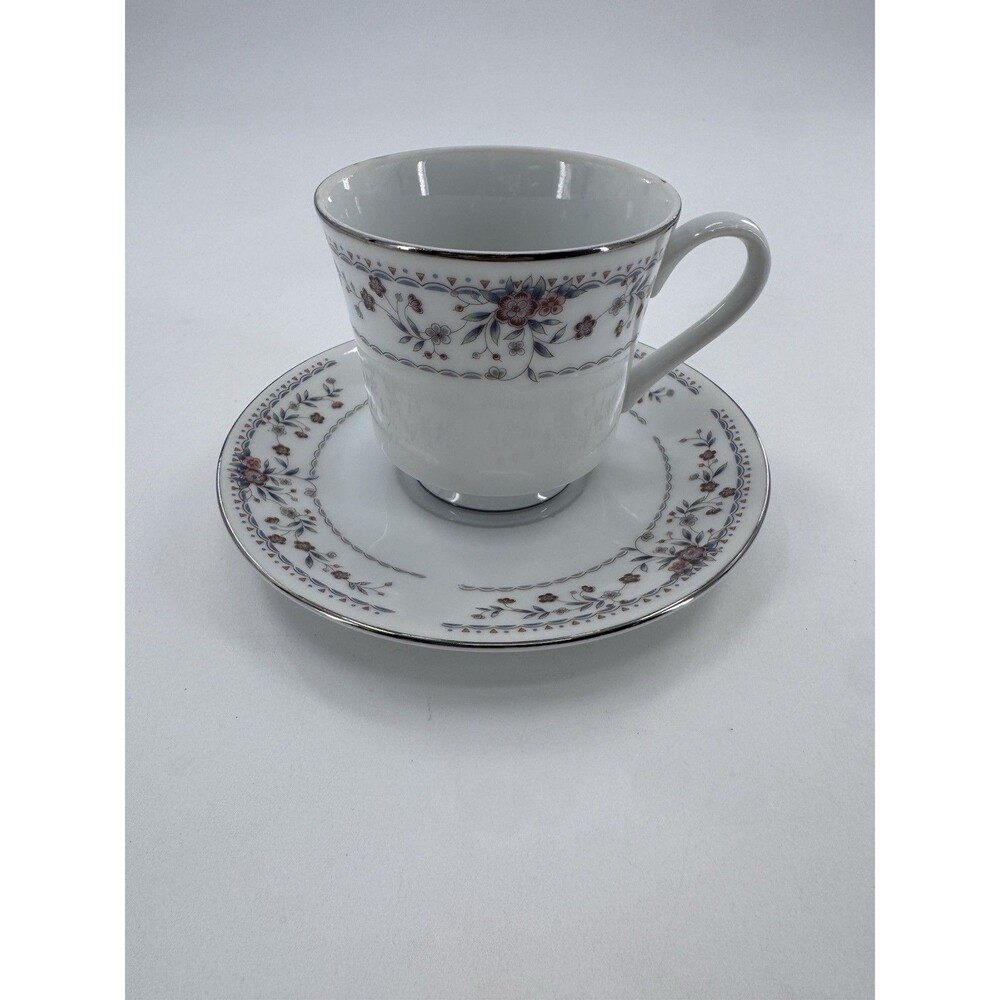 Footed Tea Cup & Saucer Claremont  Japan SONE Fine Porcelain China Vintage